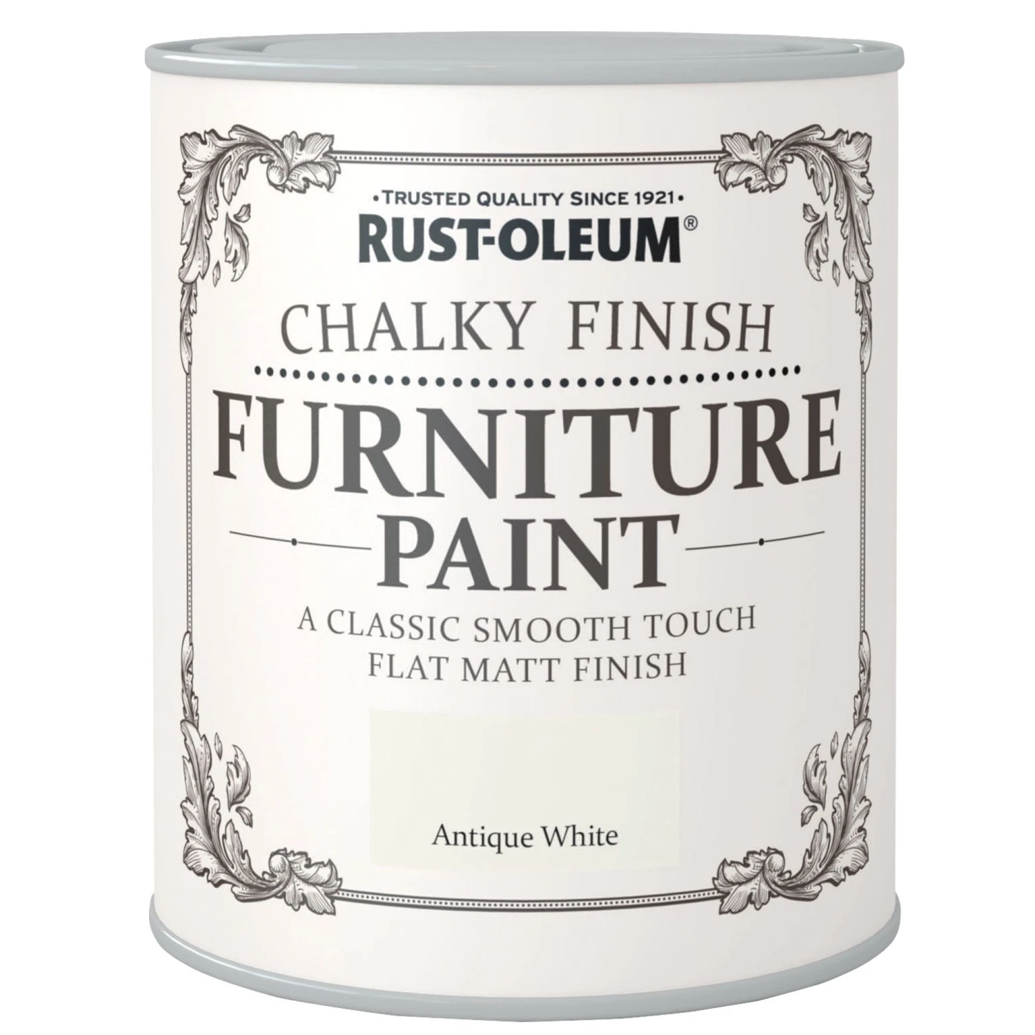 Rust-Oleum Antique white Flat matt Furniture paint, 2.5L Rust-Oleum Antique White Flat Matt Furniture Paint, 2.5L -Rust-Oleum rust oleum antique white flat matt furniture paint 2 5l5013296034029 08c bq