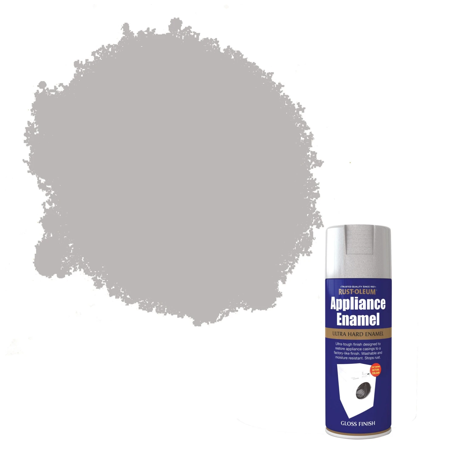 Rust-Oleum Appliance enamel Gloss Stainless steel effect Spray paint, 400ml Rust-Oleum Appliance Enamel Gloss Stainless Steel Effect Spray Paint, 400ml -Rust-Oleum rust oleum appliance enamel gloss stainless steel effect spray paint 400ml5013296950572 02c bq scaled