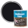 Rust-Oleum Black Matt Chalkboard Paint, 0.75L 1 Rust-Oleum Black Matt Chalkboard Paint, 0.75L -Rust-Oleum rust oleum black matt chalkboard paint 0 75l5013296030472 02c bq