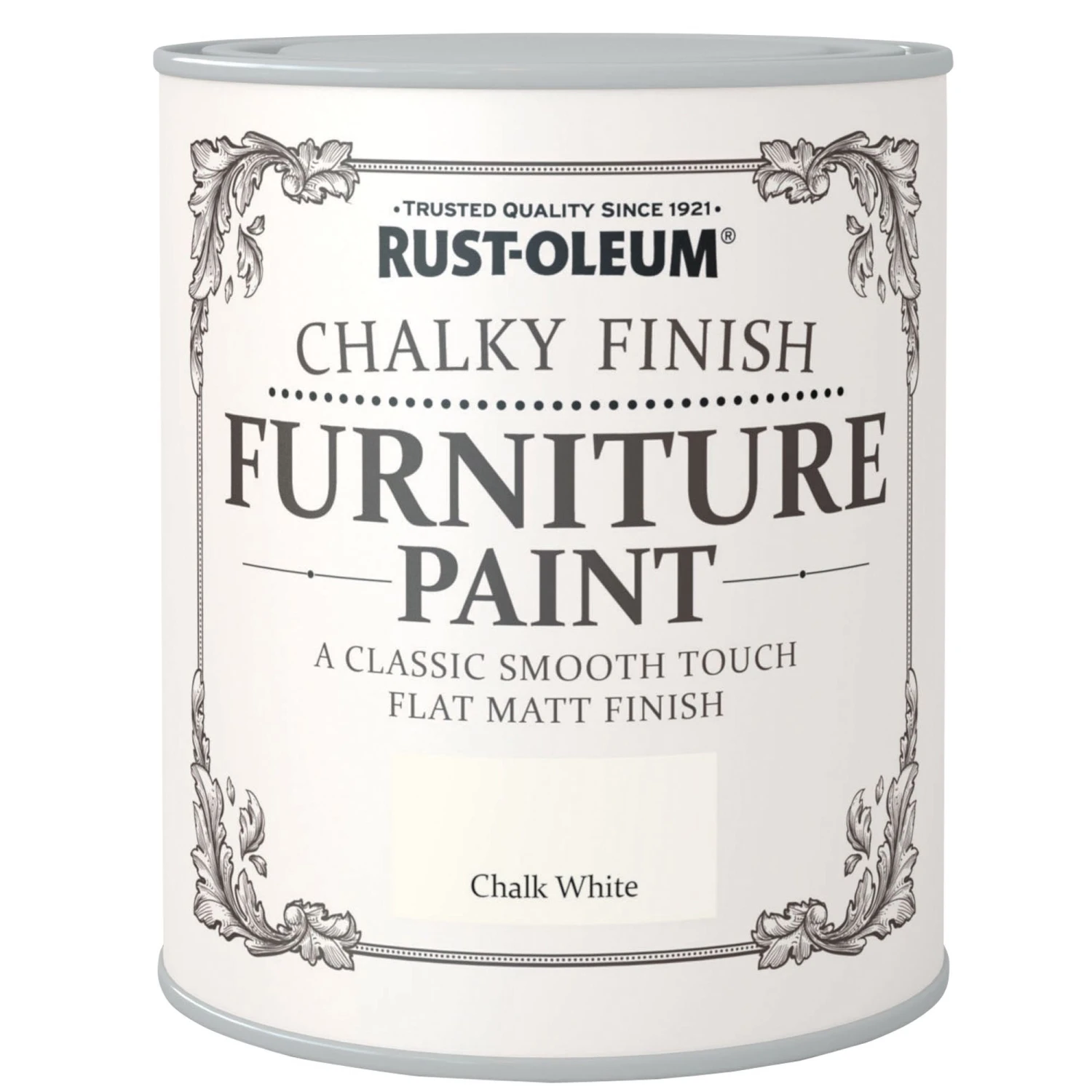 Rust-Oleum Chalk white Chalky effect Matt Furniture paint, 2.5L Rust-Oleum Chalk White Chalky Effect Matt Furniture Paint, 2.5L -Rust-Oleum rust oleum chalk white chalky effect matt furniture paint 2 5l5013296034050 02c BQ