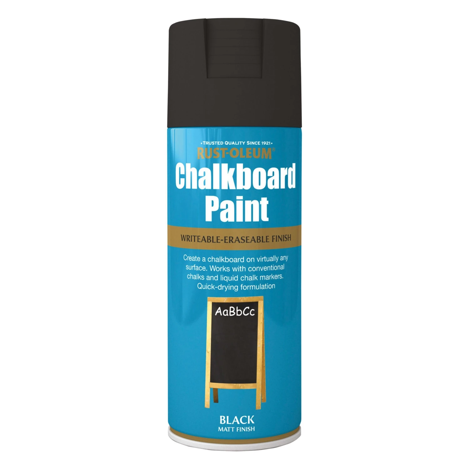 Rust-Oleum Chalkboard Black Matt Multi-surface Spray paint, 400ml Rust-Oleum Chalkboard Black Matt Multi-surface Spray Paint, 400ml -Rust-Oleum rust oleum chalkboard black matt multi surface spray paint 400ml5013296950596 08c bq scaled