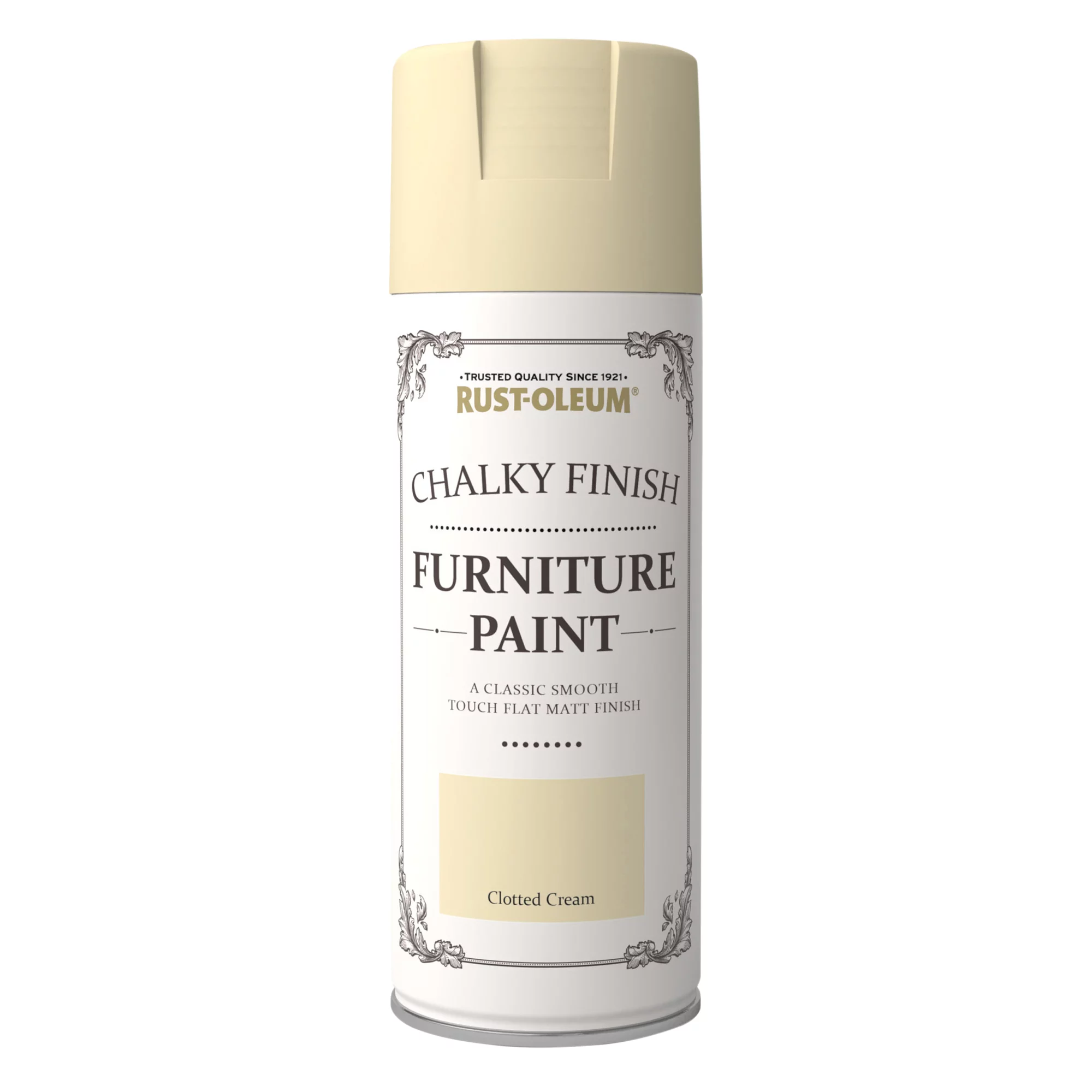 Rust-Oleum Clotted cream Flat matt Furniture paint, 400ml Rust-Oleum Clotted Cream Flat Matt Furniture Paint, 400ml -Rust-Oleum rust oleum clotted cream flat matt furniture paint 400ml5013296940870 08c bq
