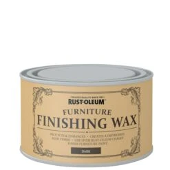 Rust-Oleum -Rust-Oleum rust oleum dark brown matt furniture wax finishing wax 0 4l5013296032773 08c bq