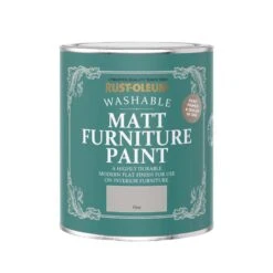 Rust-Oleum Flint Matt Furniture Paint, 750ml 3 Rust-Oleum Flint Matt Furniture Paint, 750ml -Rust-Oleum rust oleum flint matt furniture paint 750ml5013296131469 08c bq