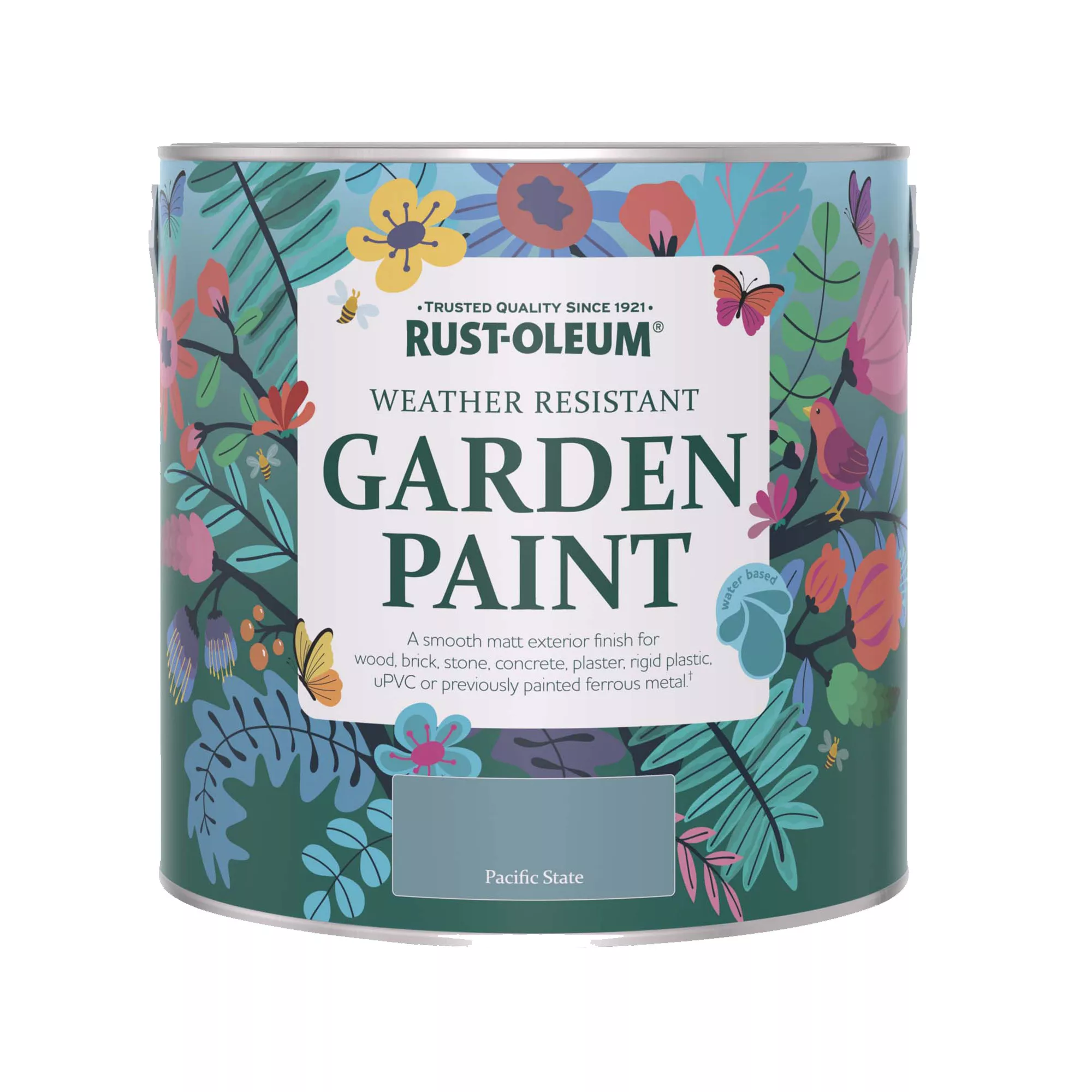 Rust-Oleum Garden Paint Pacific State Matt Multi-surface Garden Paint, 2.5L Tin Rust-Oleum Garden Paint Pacific State Matt Multi-surface Garden Paint, 2.5L Tin -Rust-Oleum rust oleum garden paint pacific state matt multi surface garden paint 2 5l tin5013296131872 08c bq