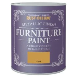Rust-Oleum -Rust-Oleum rust oleum gold effect furniture paint 750ml5013296032421 08c bq