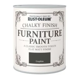 Rust-Oleum -Rust-Oleum rust oleum graphite chalky effect matt furniture paint 750ml5013296031301 08c bq