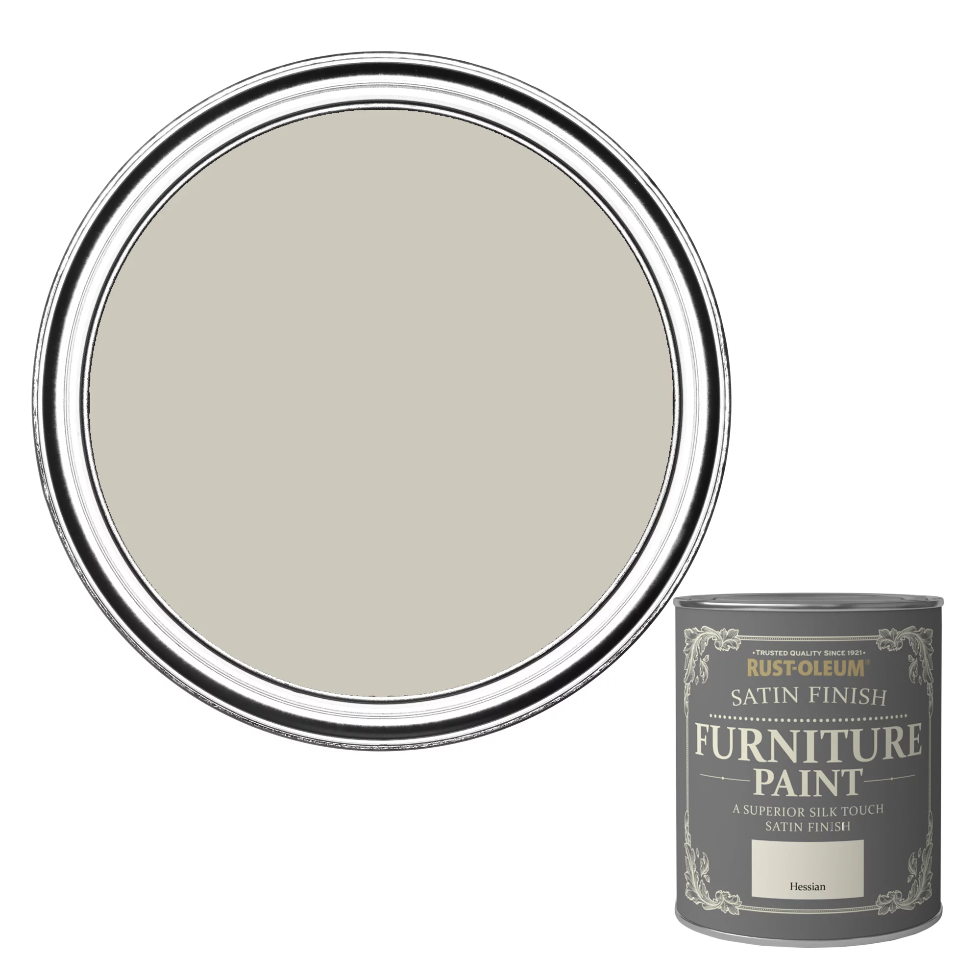Rust-Oleum Hessian Satinwood Furniture paint, 750ml Rust-Oleum Hessian Satinwood Furniture Paint, 750ml -Rust-Oleum rust oleum hessian satinwood furniture paint 750ml5013296037297 02c bq