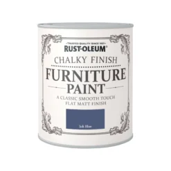 Rust-Oleum Ink Blue Flat Matt Furniture Paint, 750ml 3 Rust-Oleum Ink Blue Flat Matt Furniture Paint, 750ml -Rust-Oleum rust oleum ink blue flat matt furniture paint 750ml5013296032322 08c bq