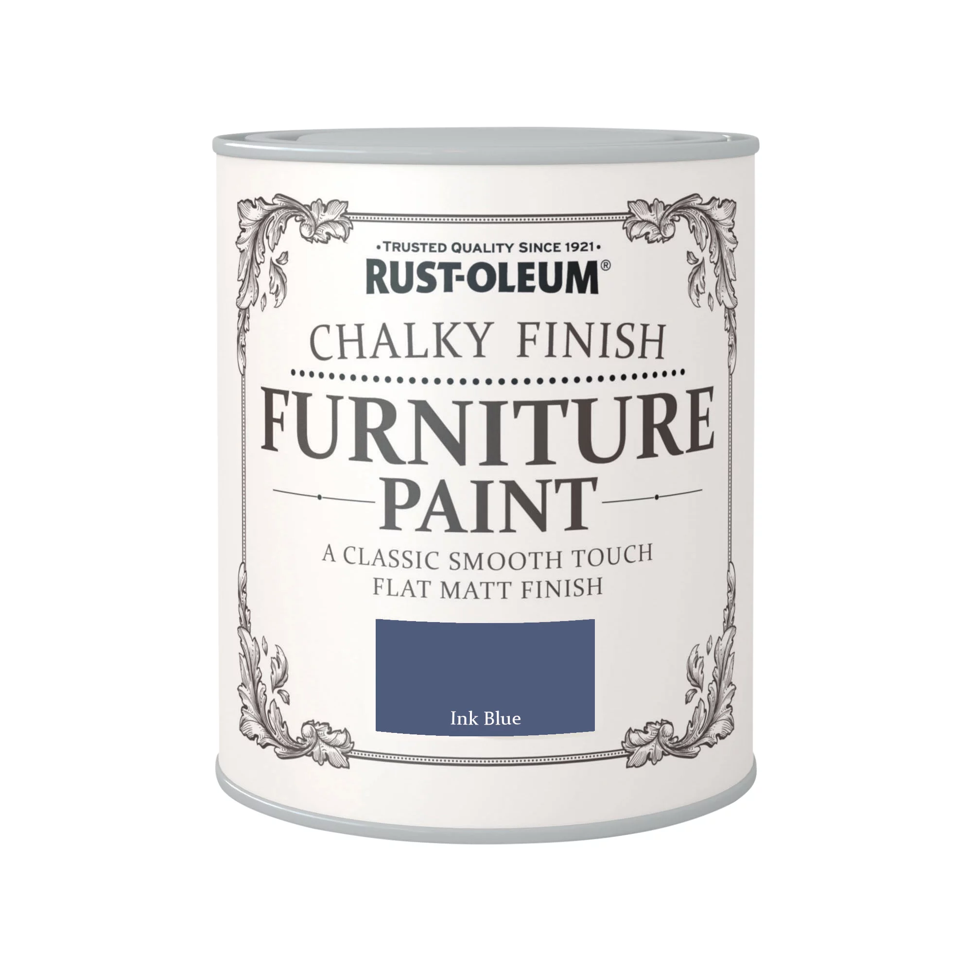 Rust-Oleum Ink blue Flat matt Furniture paint, 750ml Rust-Oleum Ink Blue Flat Matt Furniture Paint, 750ml -Rust-Oleum rust oleum ink blue flat matt furniture paint 750ml5013296032322 08c bq