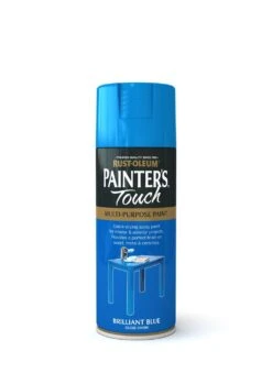 Rust-Oleum Painter's Touch Brilliant Blue Gloss Multi-surface Decorative Spray Paint, 400ml -Rust-Oleum rust oleum painter s touch brilliant blue gloss multi surface decorative spray paint 400ml5013296950190 08c bq
