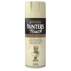 Rust-Oleum Painter's Touch Fossil Satinwood Multi-surface Decorative Spray Paint, 400ml -Rust-Oleum rust oleum painter s touch fossil satinwood multi surface decorative spray paint 400ml5013296950961 08c bq