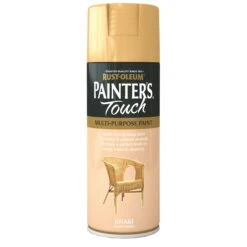 Rust-Oleum Painter's Touch Khaki Gloss Multi-surface Decorative Spray Paint, 400ml -Rust-Oleum rust oleum painter s touch khaki gloss multi surface decorative spray paint 400ml5013296950312 08c bq