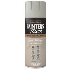 Rust-Oleum Painter's Touch Stone Grey Satinwood Multi-surface Decorative Spray Paint, 400ml 3 Rust-Oleum Painter's Touch Stone Grey Satinwood Multi-surface Decorative Spray Paint, 400ml -Rust-Oleum rust oleum painter s touch stone grey satinwood multi surface decorative spray paint 400ml5013296950909 08c bq