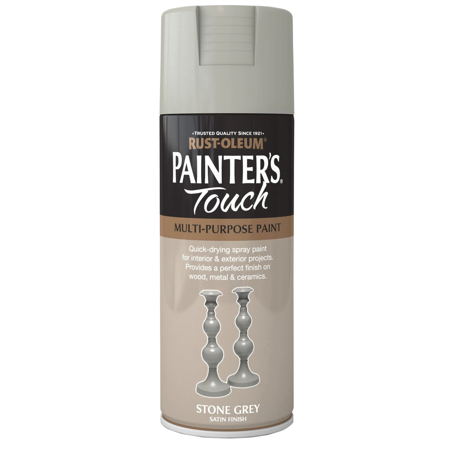 Rust-Oleum Painter's Touch Stone grey Satinwood Multi-surface Decorative spray paint, 400ml Rust-Oleum Painter's Touch Stone Grey Satinwood Multi-surface Decorative Spray Paint, 400ml -Rust-Oleum rust oleum painter s touch stone grey satinwood multi surface decorative spray paint 400ml5013296950909 08c bq scaled