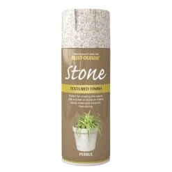 Rust-Oleum Stone Pebble Textured Effect Multi-surface Spray Paint, 400ml -Rust-Oleum rust oleum stone pebble textured effect multi surface spray paint 400ml5013296950510 08c bq
