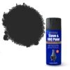 Rust-Oleum Stove & Bbq Black Matt Multi-surface Spray Paint, 400ml -Rust-Oleum rust oleum stove bbq black matt multi surface spray paint 400ml5013296950046 02c bq