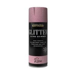 Rust-Oleum Ultra Shimmer Rose Glitter Effect Multi-surface Topcoat Spray Paint, 400ml 3 Rust-Oleum Ultra Shimmer Rose Glitter Effect Multi-surface Topcoat Spray Paint, 400ml -Rust-Oleum rust oleum ultra shimmer rose glitter effect multi surface topcoat spray paint 400ml5013296039536 08c bq
